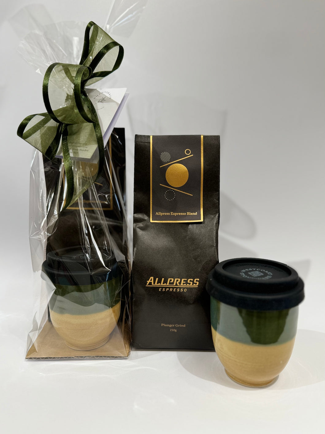 Ceramic Mug + Allpress plunger coffee