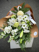 Load image into Gallery viewer, White + Green Florist Choice Bouquet