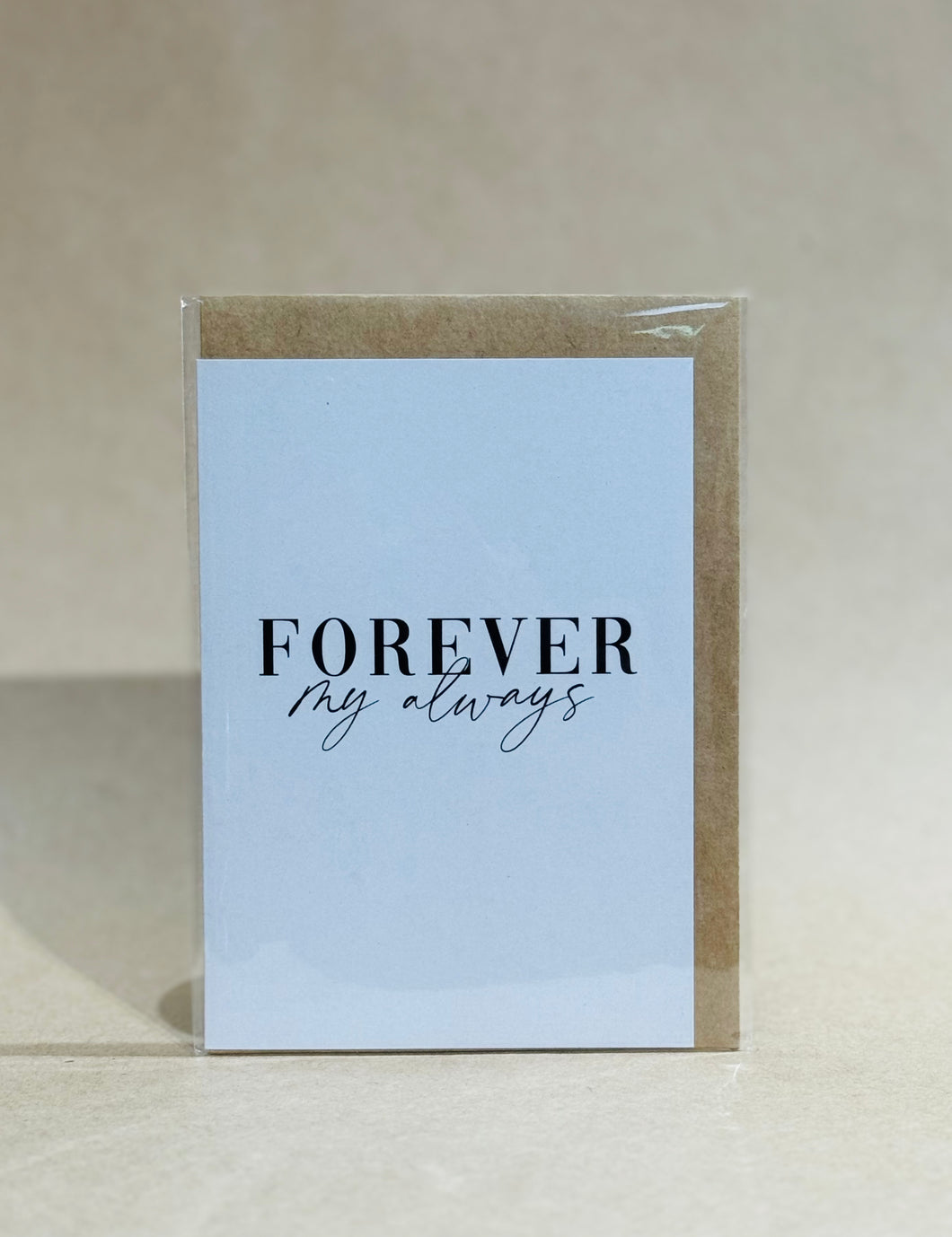 ‘Forever my always’ Gift Card