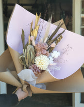 Load image into Gallery viewer, Dried Pastel + Gold Bouquet