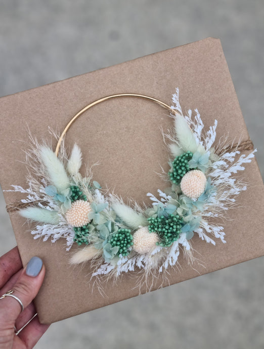 Aqua Mini Wreath