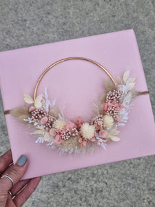 Pink + White Mini Wreath