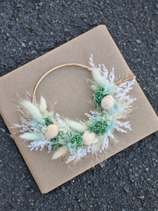 Aqua Mini Wreath