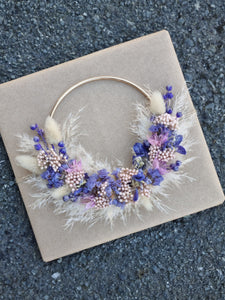 Blue + Purple Mini Wreath
