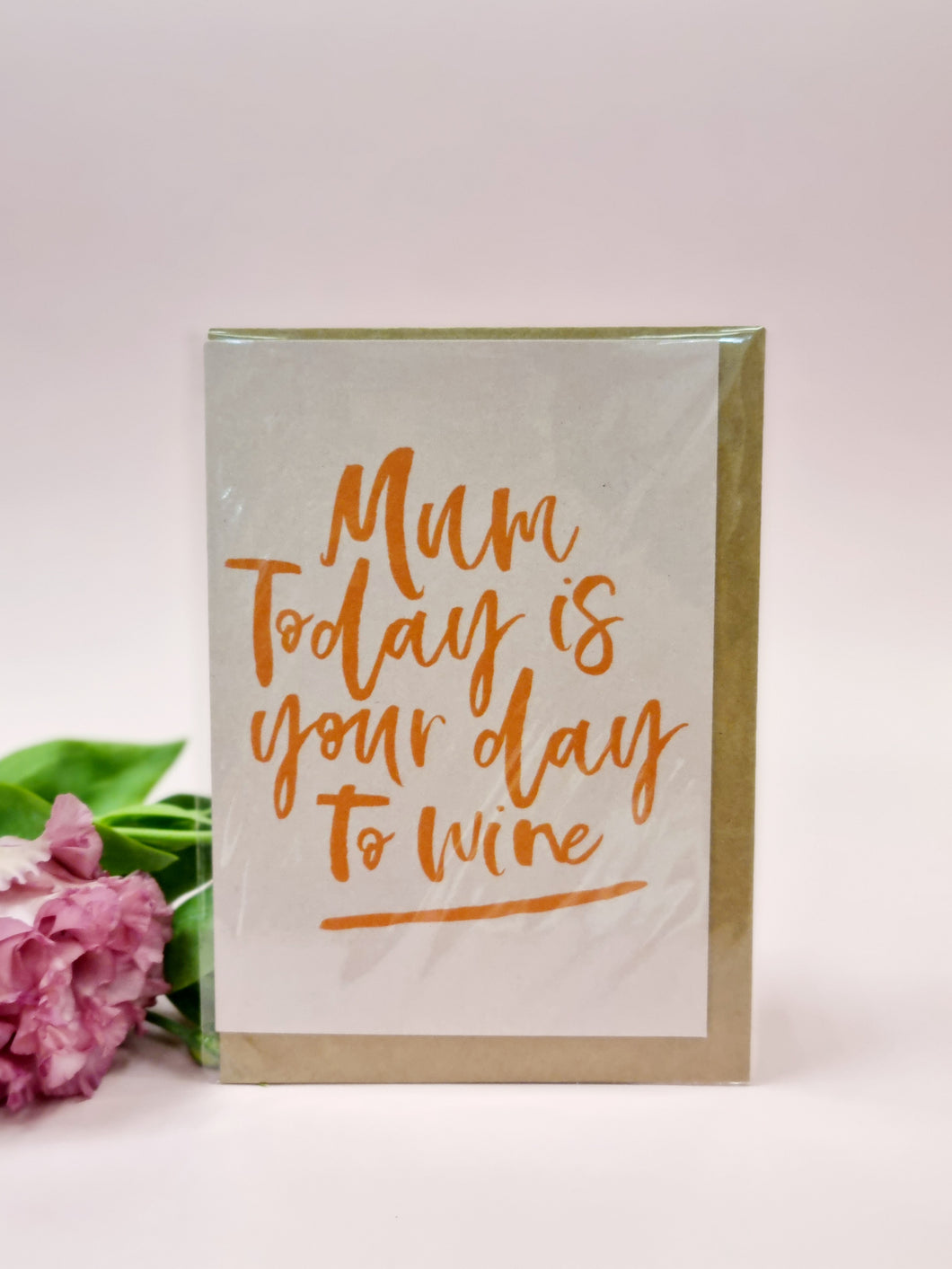 'Your Day To Wine' card