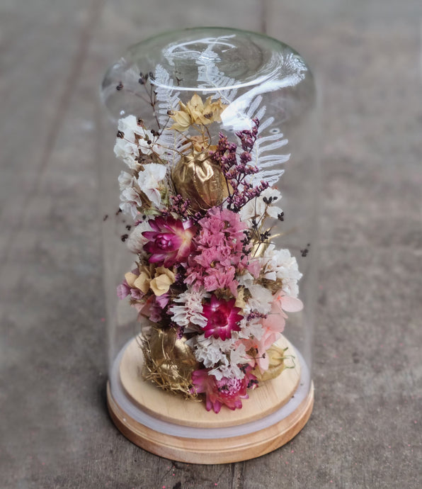 Pink + Gold Large Dome